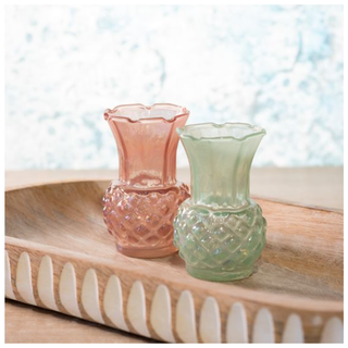 Aqua & Rose Mini Vases PD Home
