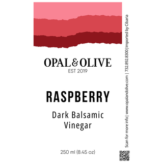 Dark Balsamic Vinegar - Raspberry Dark Balsamic Opal and Olive