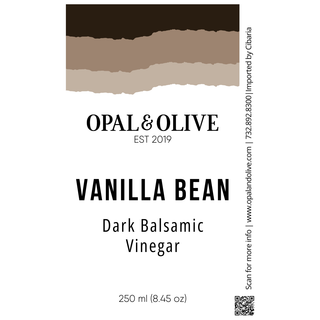 Dark Balsamic Vinegar - Vanilla Bean Dark Balsamic Opal and Olive