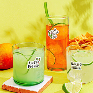 Fiesta Time Drink Markers  GlassTats