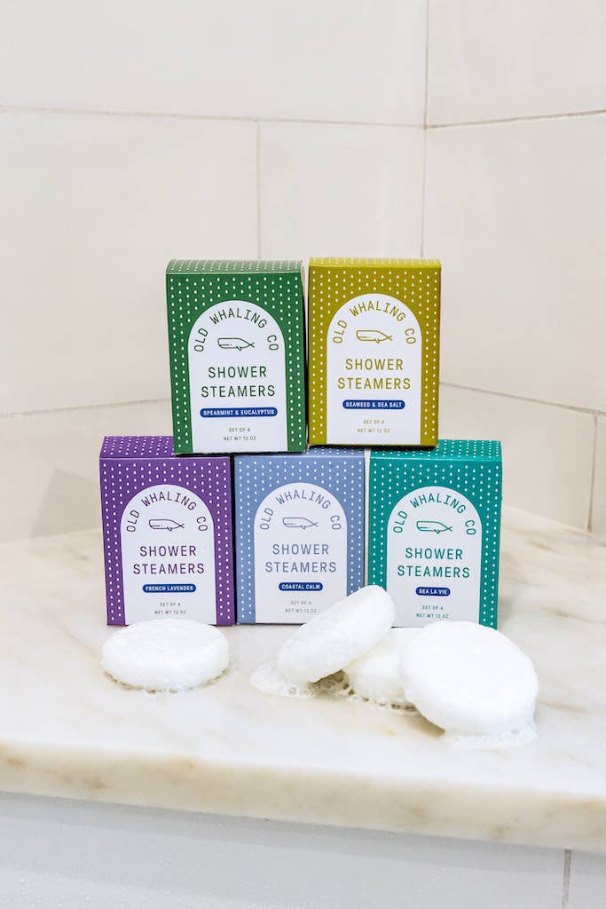 Spearmint & Eucalyptus Shower Steamers  Old Whaling Company   