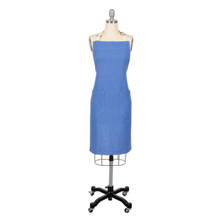 KAF Home Monaco Slubbed Cotton Chef's Cooking Apron  KAF Home Dutch Blue