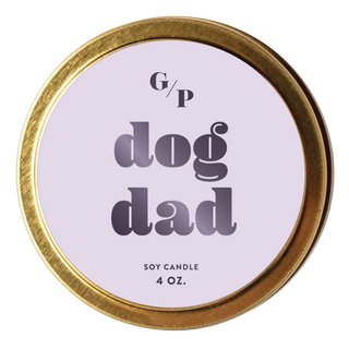 Dog Dad Just Because 4 oz. Candle Tin GP Candle Co.