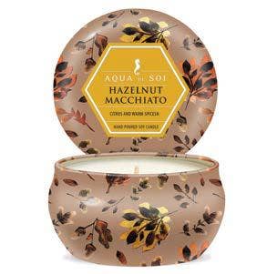 Hazelnut Macchiato Coffee 4oz Petite Tin Soy Candle The SOi Company