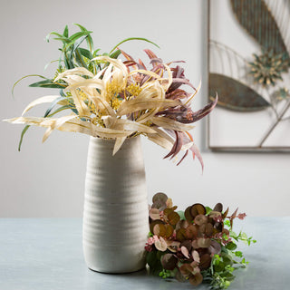 White Glossed Vase Sullivans Home Decor