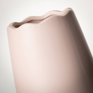 Matte Blush Scalloped Vase Sullivans Home Decor