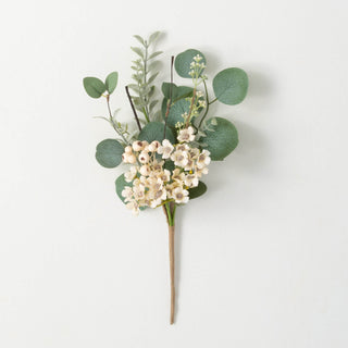 Eucalyptus/Waxflower Pick Sullivans Home Decor