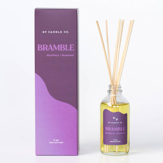 Bramble 4 oz. Hue Reed Diffuser (Blackberry + Rosewood) GP Candle Co.