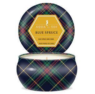 Blue Spruce 4oz Aqua De SOi Candle Tin The SOi Company
