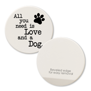 Car Coaster Love and a Dog  Tipsy Coasters & Gifts