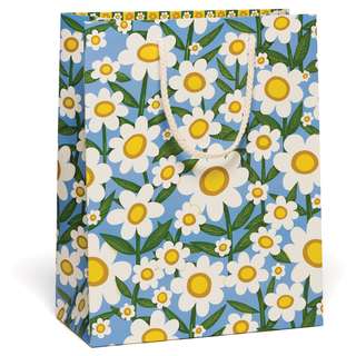 Seventies Daisy gift bag  Red Cap Cards