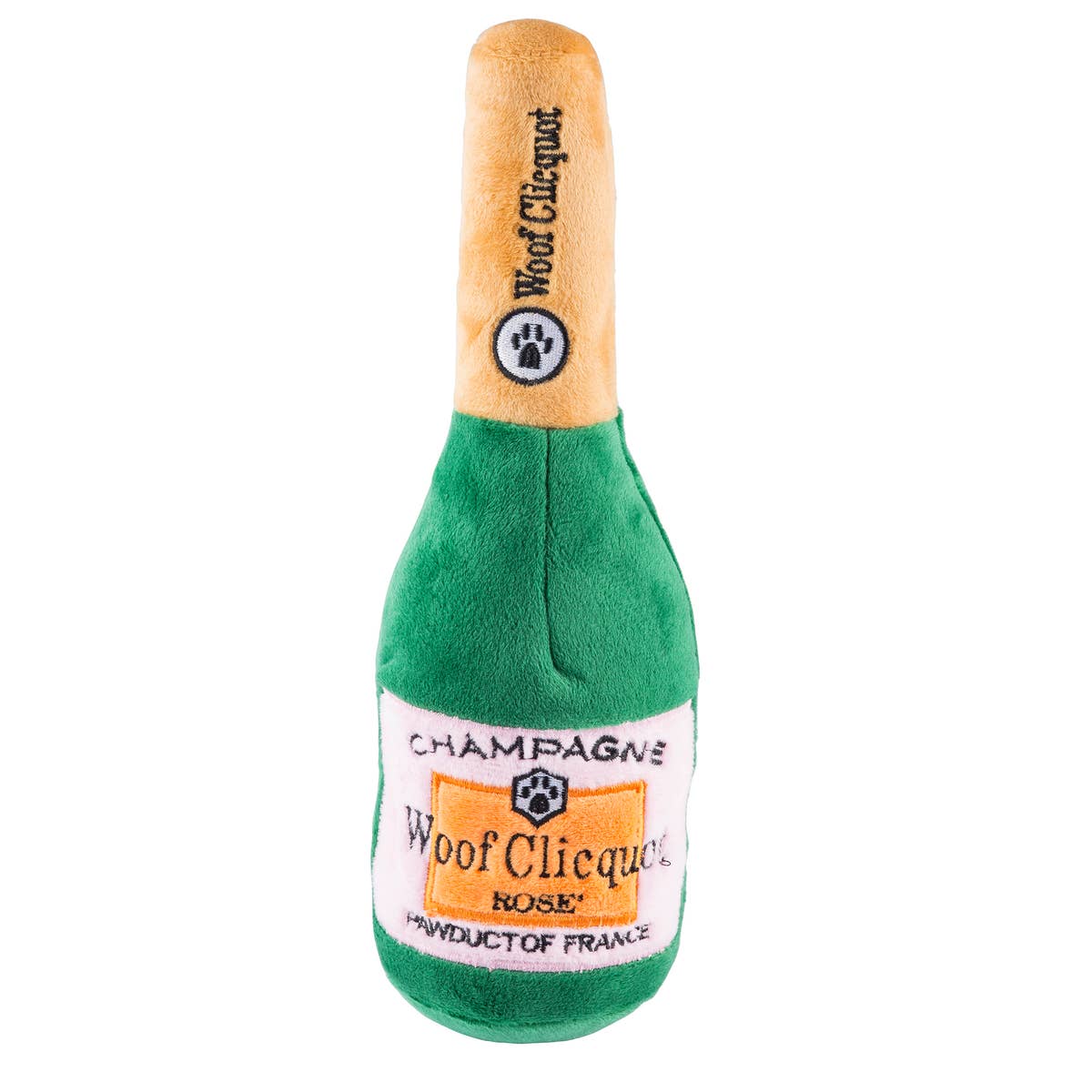 Woof Clicquot Rose' Champagne Bottle  Haute Diggity Dog XL  