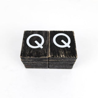 Extra Letters (Q) Black/White Adams Ledgie Adams & Co.