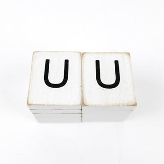 Extra Letters (U) White/Black Adams Ledgie Adams & Co.