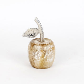 Mango Wood Shape (Apple) Silver Stem Adams Everyday Adams & Co.