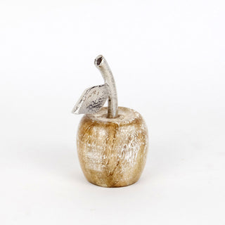 Mango Wood Shape (Apple) Silver Stem Adams Everyday Adams & Co.