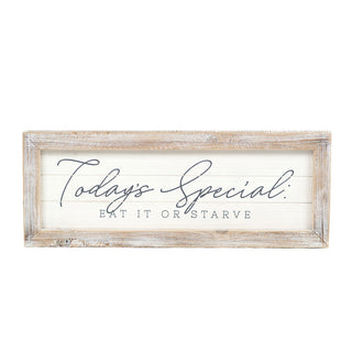 Reversible Wood Framed Sign - Its Coffee Time Adams Everyday Adams & Co.