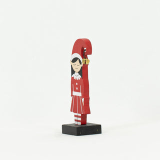 Wood Cutout Elf on Stand (Girl) Small Adams Christmas Adams & Co.