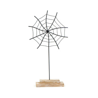 Metal Cutout On Stand Spider Web Adams Halloween Adams & Co.