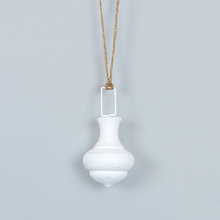 Wood Cutout Ornament (Balloon) White Adams Christmas Adams & Co.