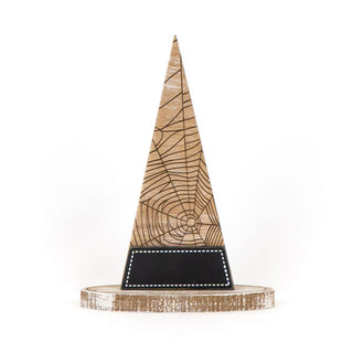 Wood Witch Hat Stripes-  Small Adams Halloween Adams & Co.