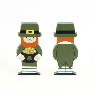 Chunky Wood Shape (Leprechaun) Adams Valentines Adams & Co.