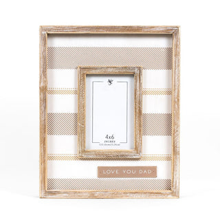 Wood Photo Frame (LOVE DAD) 4x6 Adams Everyday Adams & Co.