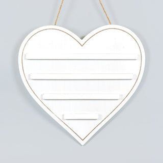 Leadgie Hanging Board - Heart - White Adams Ledgie Adams & Co.