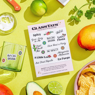 Fiesta Time Drink Markers  GlassTats