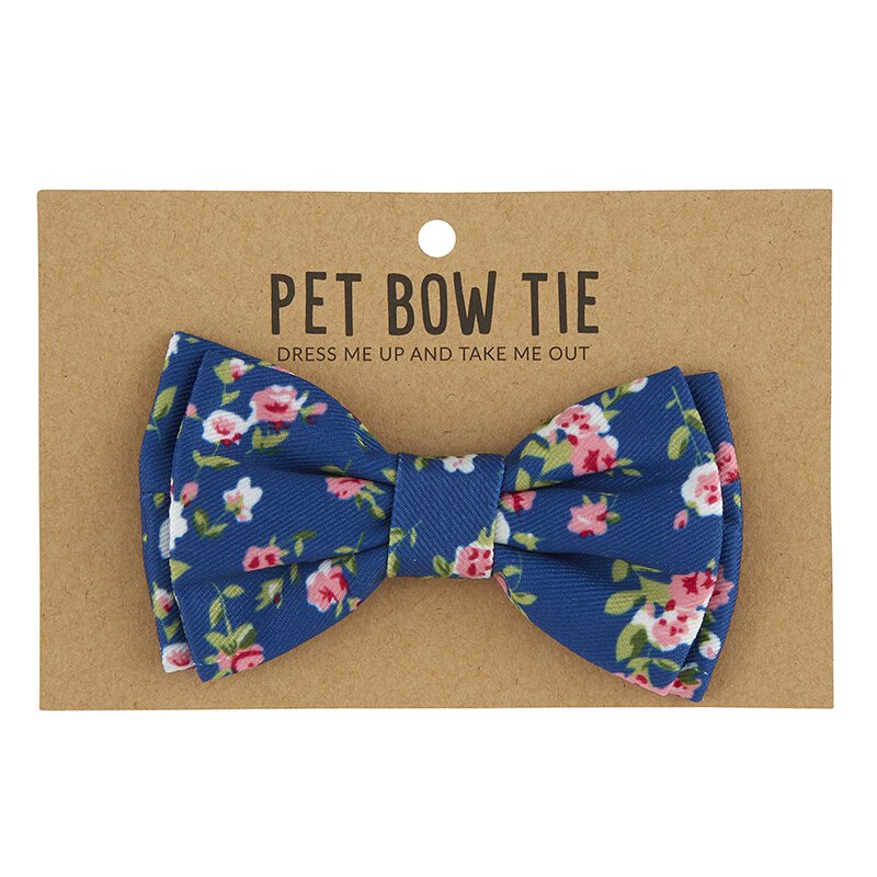 Pet Bow Ties-Blue Floral  Creative Brands   