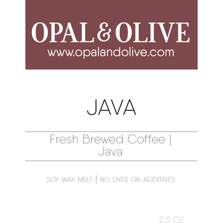 Signature Wax Melt Flameless Candles Opal & Olive Java