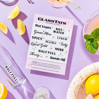 Happy Hour Drink Markers  GlassTats