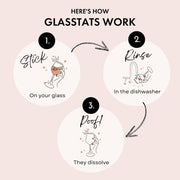 Fiesta Time Drink Markers  GlassTats   