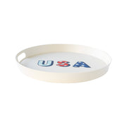 Worn USA Reusable Bamboo Round Serving Tray  My Mind’s Eye   