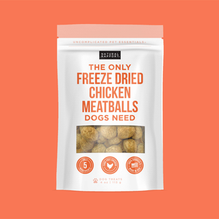 The Only Freeze Dried Chicken Meatballs Dogs Need Natural Rapport 4 oz