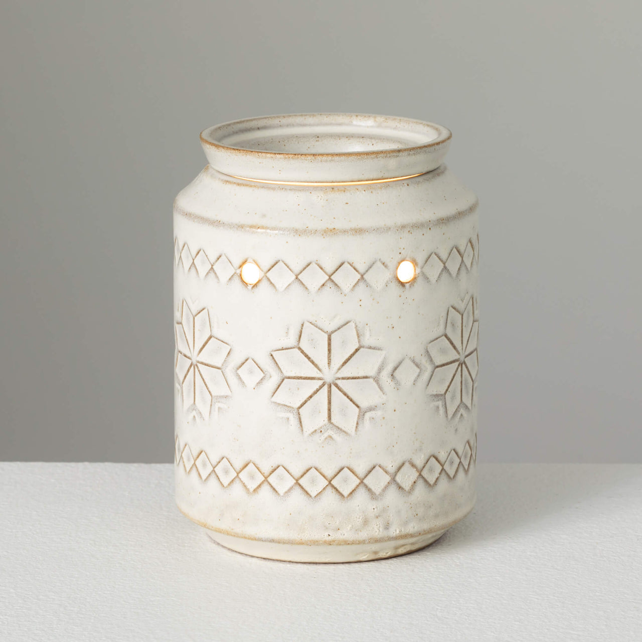 Snowflake Diamond Wax Warmer  Sullivans   