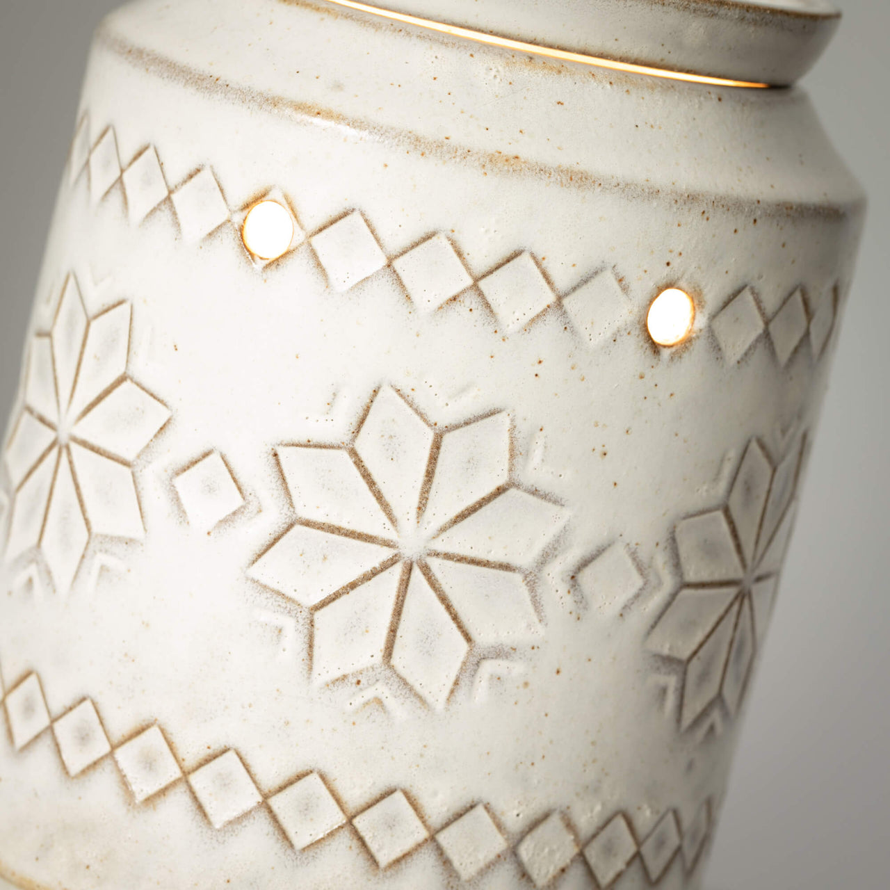 Snowflake Diamond Wax Warmer  Sullivans   