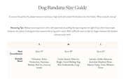 Peaches and Cream Dog Bandana The Foggy Dog