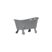 Mini Gray Bathtub Soap Dish  Foreside Home & Garden   