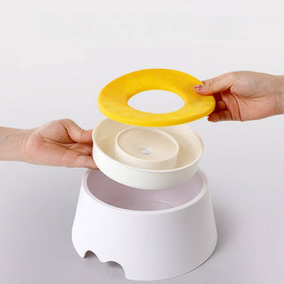 No Spill Dog Water Bowl with Floating Disk_CWMM6244 Toby Supply