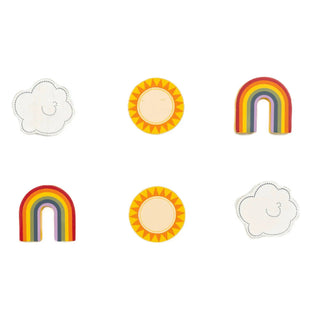 Weather Wood Letterboard Shape Set, Set of 6
