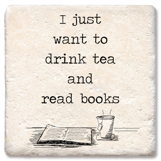 Drink Coasters I Just Want to Drink Tea 1204 Tipsy Coasters & Gifts