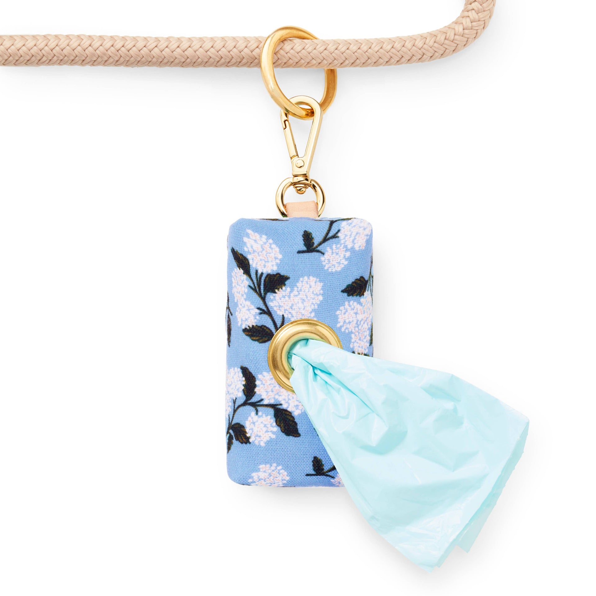 Rifle Paper Co. x TFD Hydrangea Spring Waste Bag Dispenser The Foggy Dog