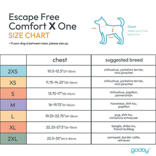 #04231 - Escape Free Comfort X One Harness Gooby