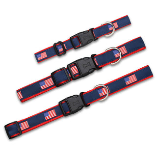 American Flag - Dog Collar Dog & Me