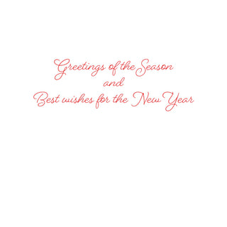 Snowy Tree With Cardinal - Boxed Holiday Cards  Caspari   