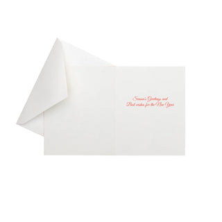 Cardinal And Evergreen - Boxed Holiday Cards Caspari