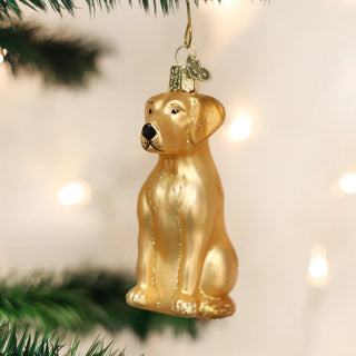 Yellow Labrador Old World Christmas