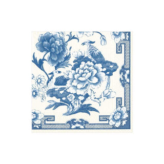 Cocktail Napkin - Blue And White Caspari