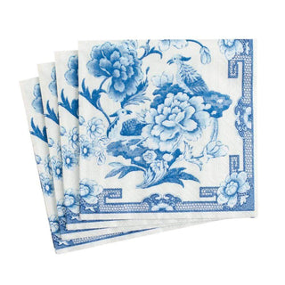 Cocktail Napkin - Blue And White Caspari